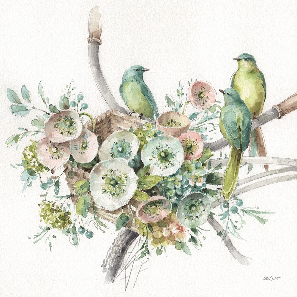Mint Crush 07 Square art print by Lisa Audit for $57.95 CAD