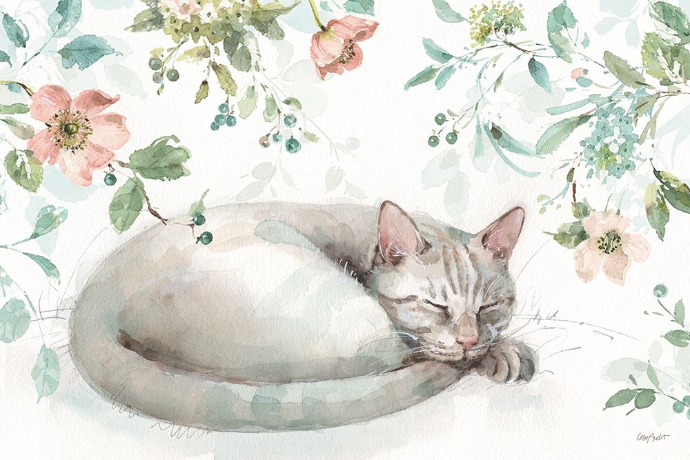 Mint Crush 15 on White Landscape art print by Lisa Audit for $57.95 CAD