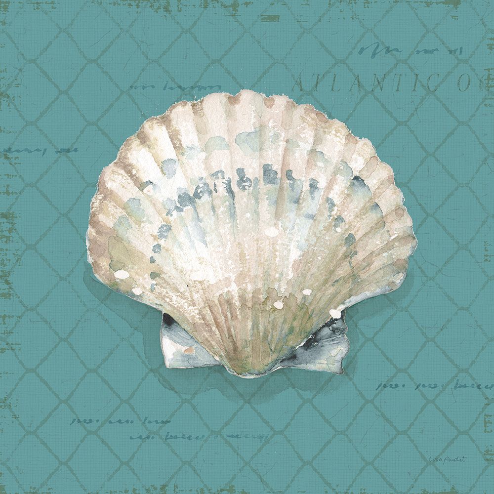 Ocean View III on Teal art print by Lisa Audit for $57.95 CAD