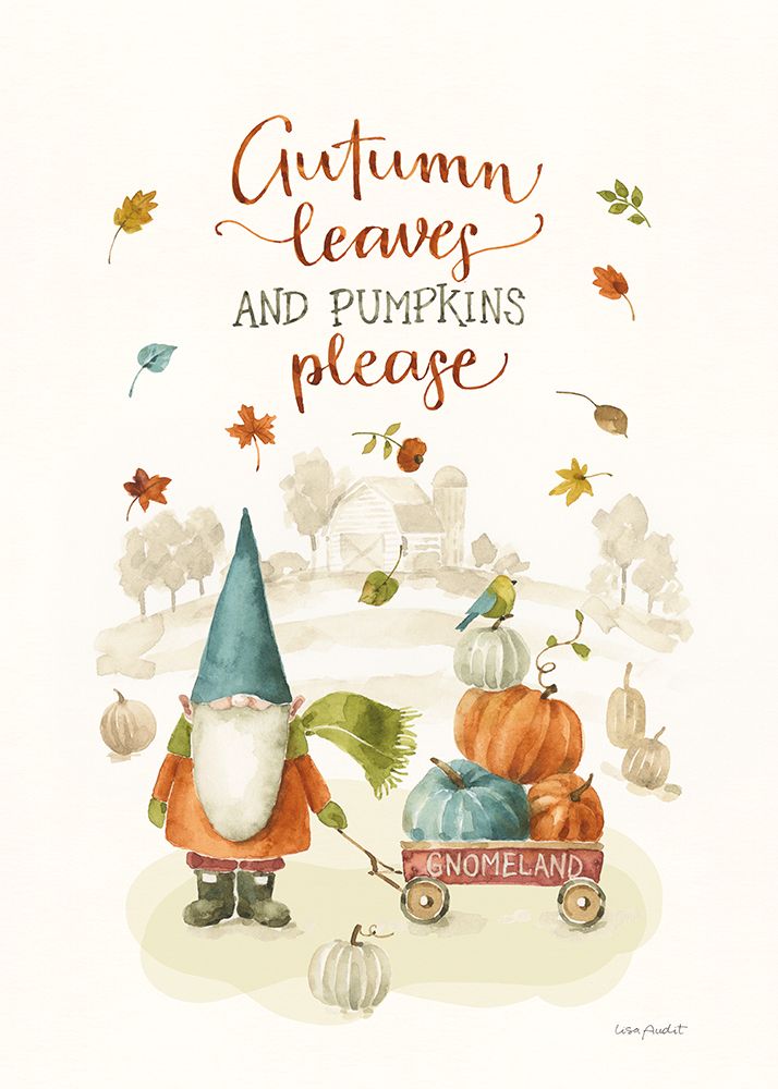 Pumpkin Patch III art print by Lisa Audit for $57.95 CAD