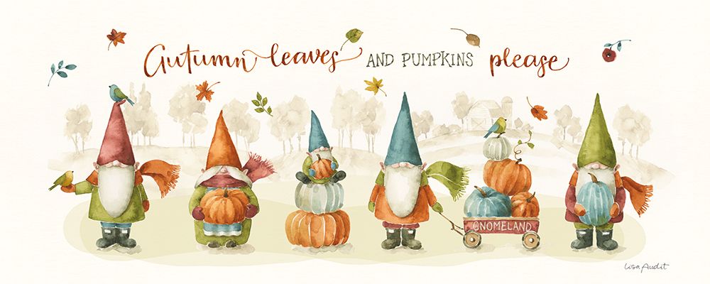 Pumpkin Patch VI art print by Lisa Audit for $57.95 CAD