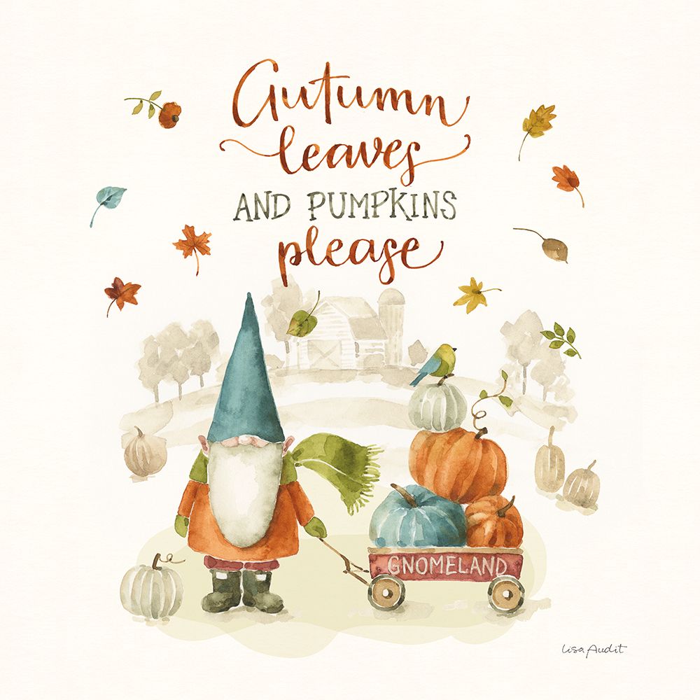 Pumpkin Patch IX art print by Lisa Audit for $57.95 CAD