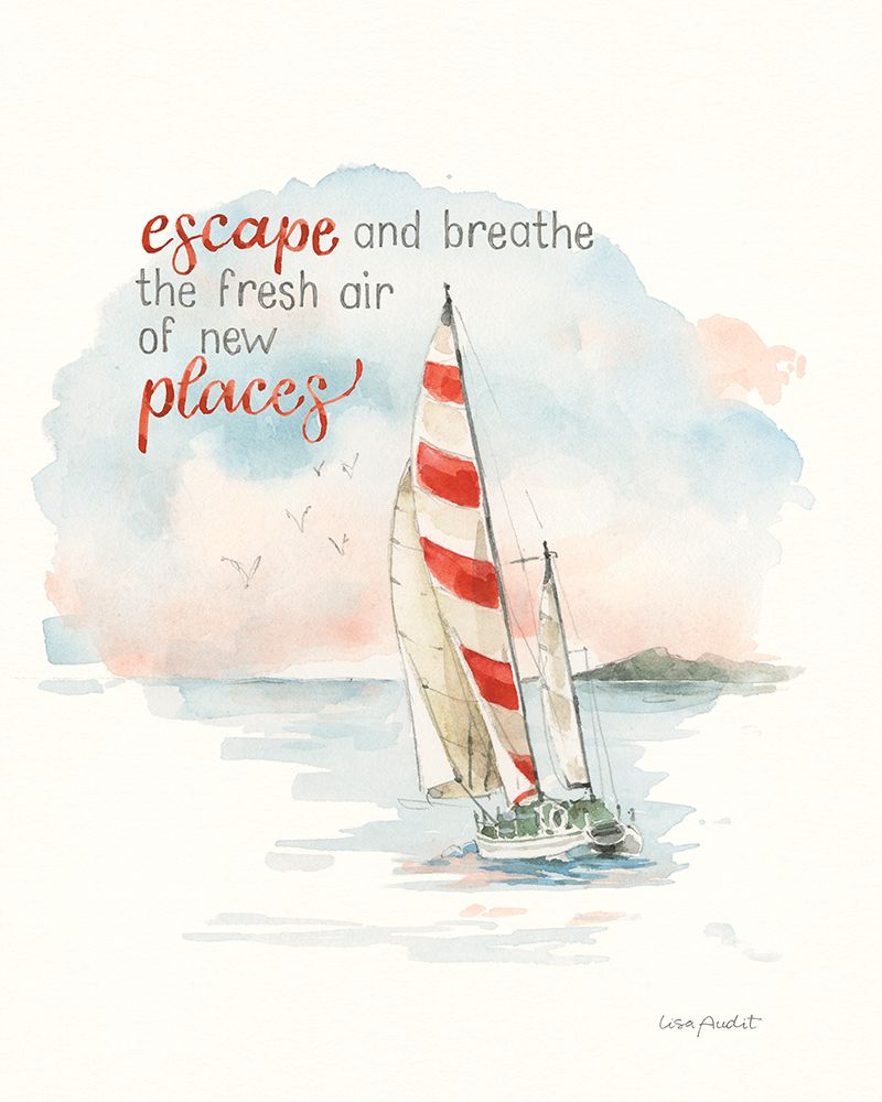 Seaside Journey VI art print by Lisa Audit for $57.95 CAD