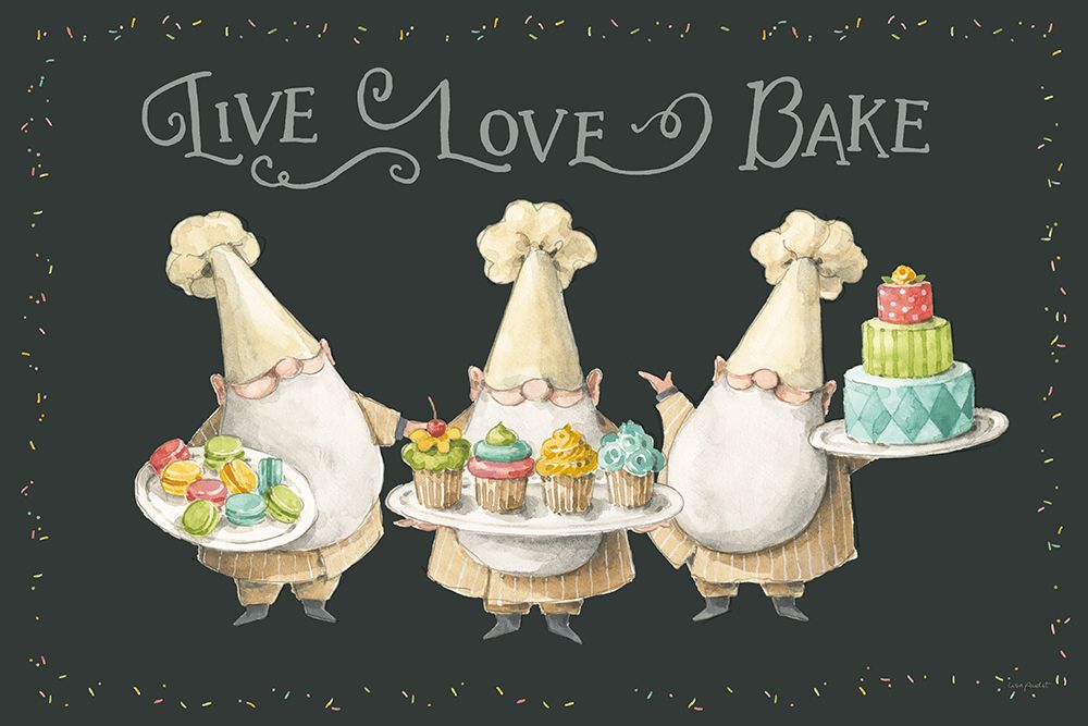 Sweet Little Pleasures II on Black art print by Lisa Audit for $57.95 CAD