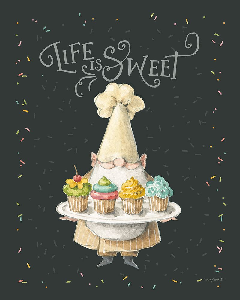 Sweet Little Pleasures III on Black art print by Lisa Audit for $57.95 CAD