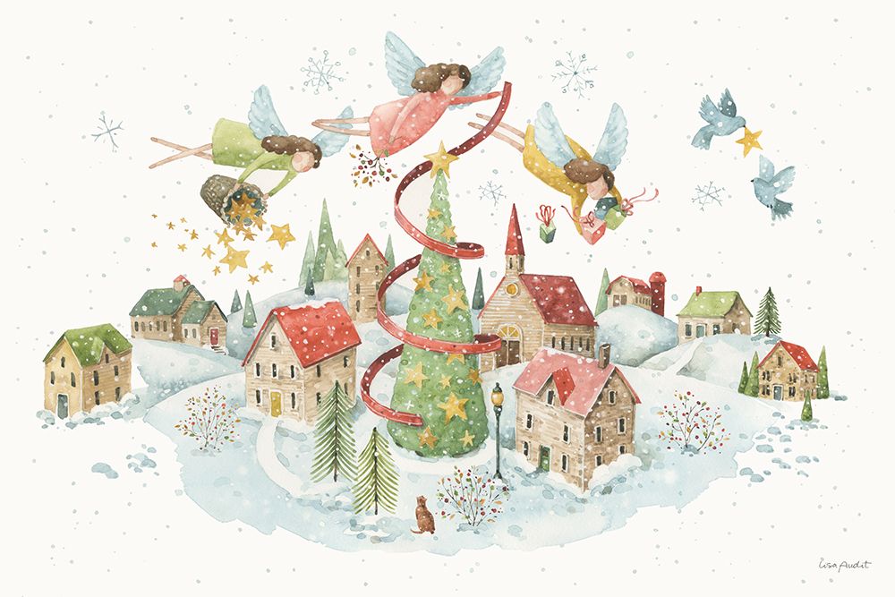 Snow Angels I art print by Lisa Audit for $57.95 CAD