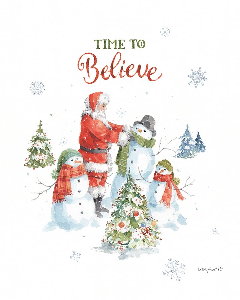 Welcoming Santa 02 art print by Lisa Audit for $57.95 CAD