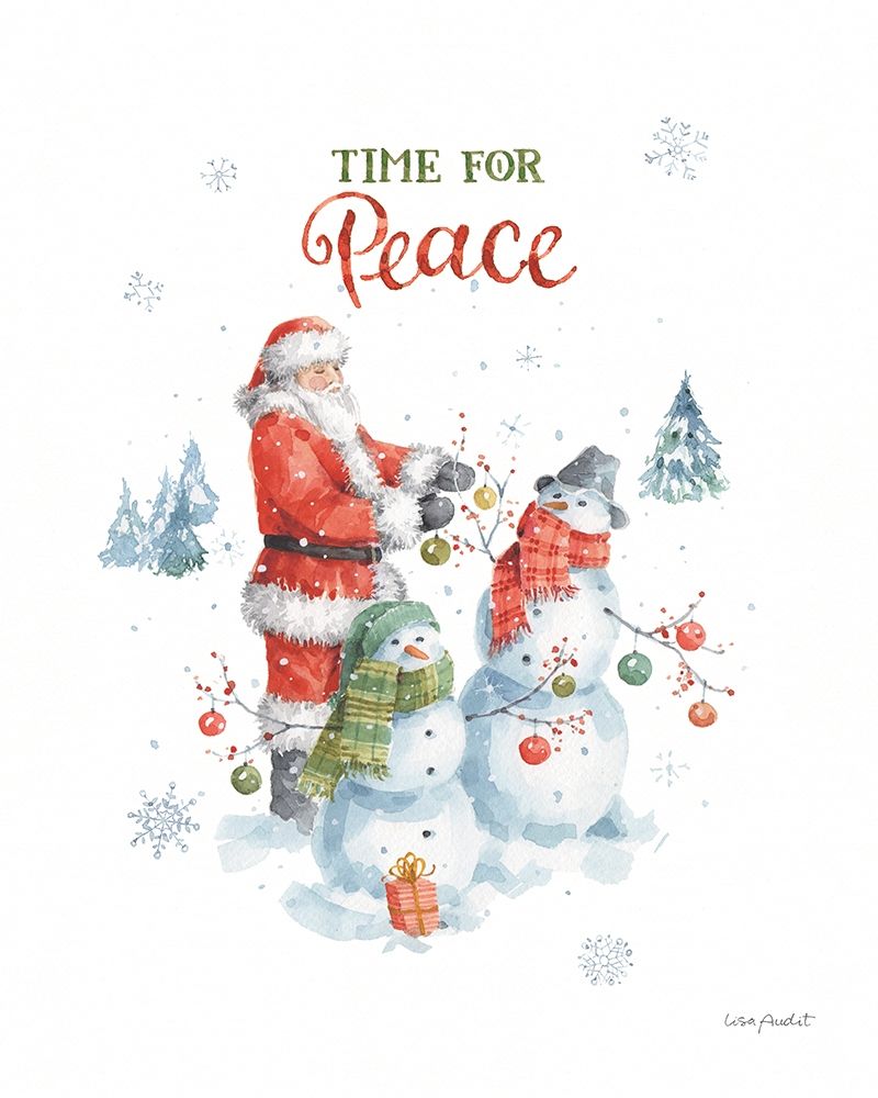 Welcoming Santa 03 art print by Lisa Audit for $57.95 CAD