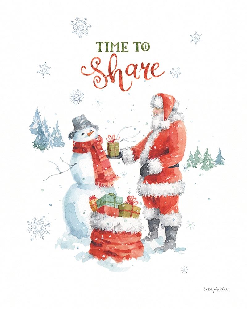 Welcoming Santa 05 art print by Lisa Audit for $57.95 CAD