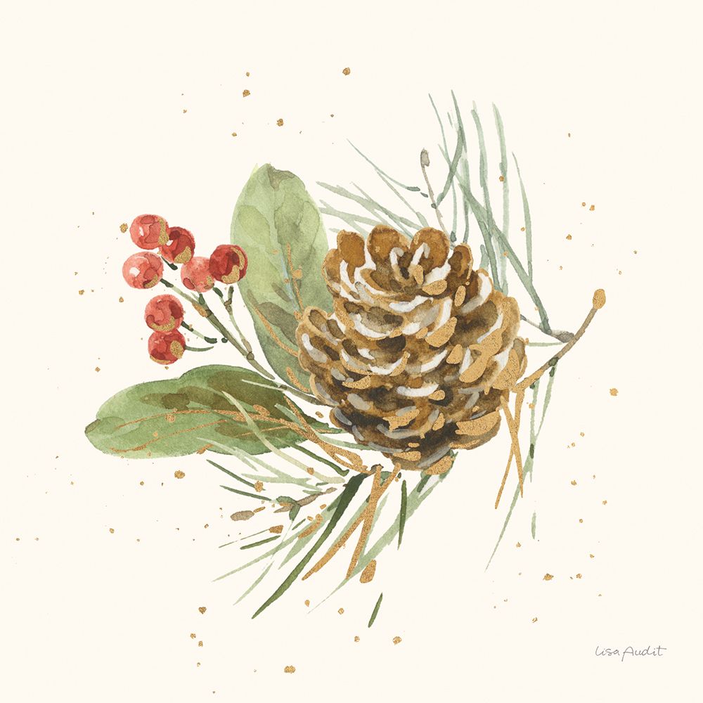 Winter Blooms VI art print by Lisa Audit for $57.95 CAD