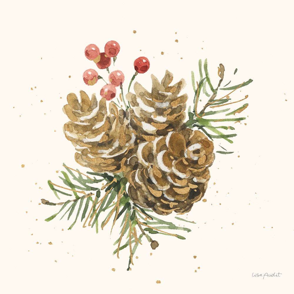 Winter Blooms VII art print by Lisa Audit for $57.95 CAD