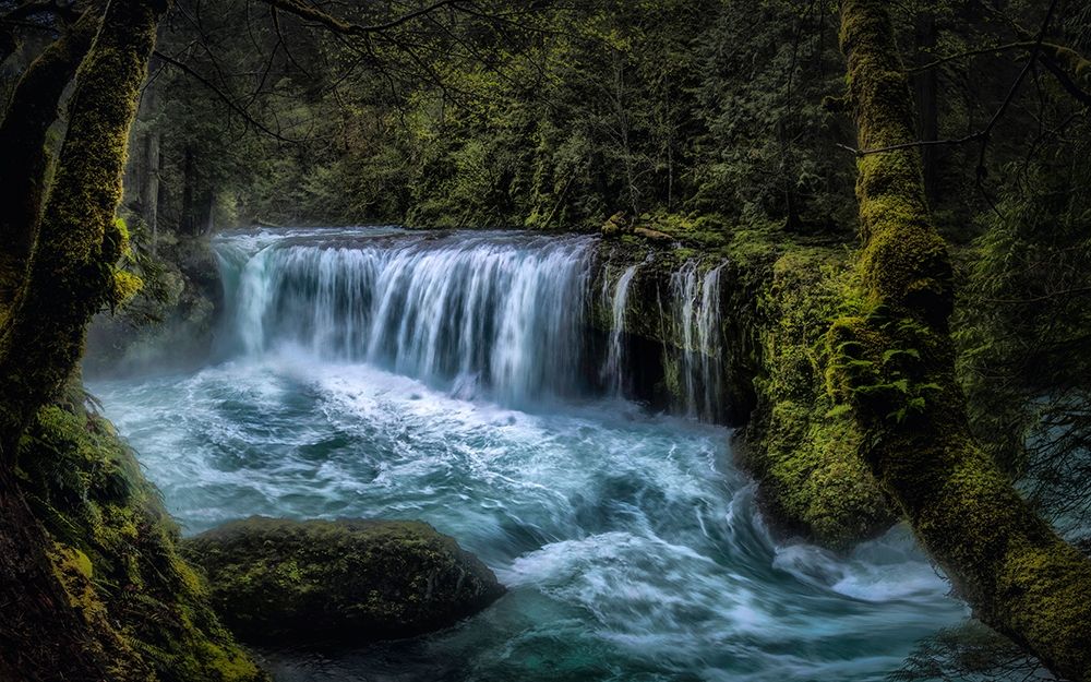 Spirit Falls Panorama art print by Danny Head for $57.95 CAD