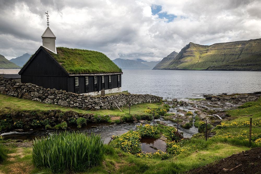 Porkeri Church art print by Danny Head for $57.95 CAD
