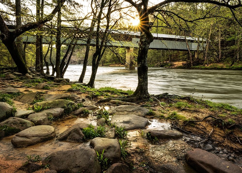 Swann Bridge II art print by Danny Head for $57.95 CAD