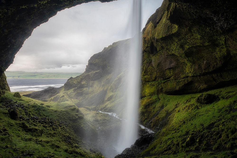 Behind the Falls art print by Danny Head for $57.95 CAD