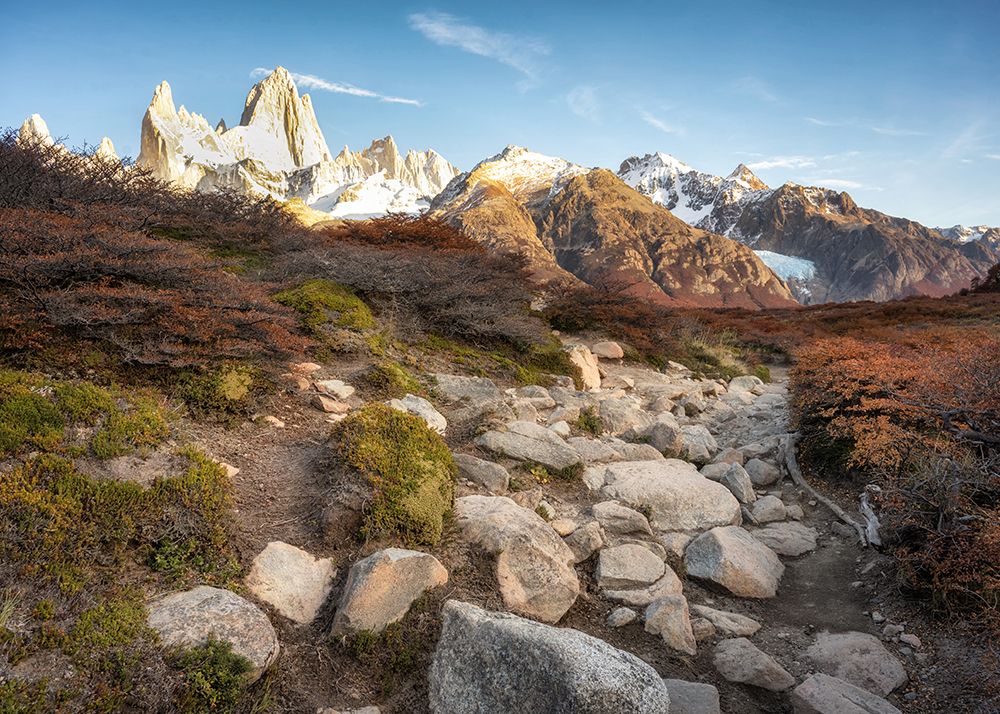 Hike to Fitz RoyI art print by Danny Head for $57.95 CAD