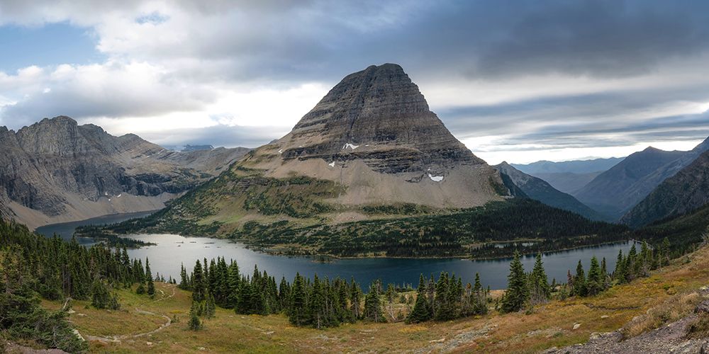 Hidden Lake Panorama art print by Danny Head for $57.95 CAD