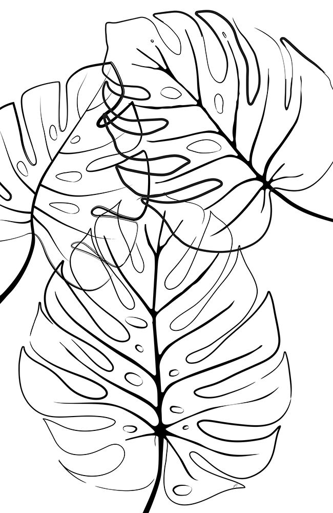 Ink Leaves art print by Aesthete for $57.95 CAD