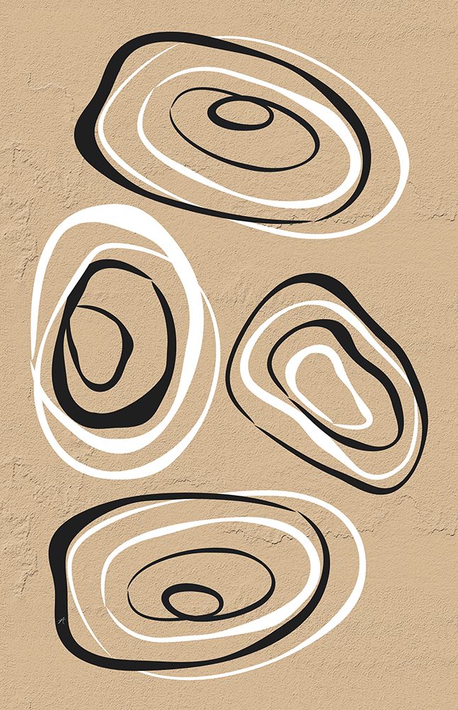 Water Circles Terra art print by Aesthete for $57.95 CAD