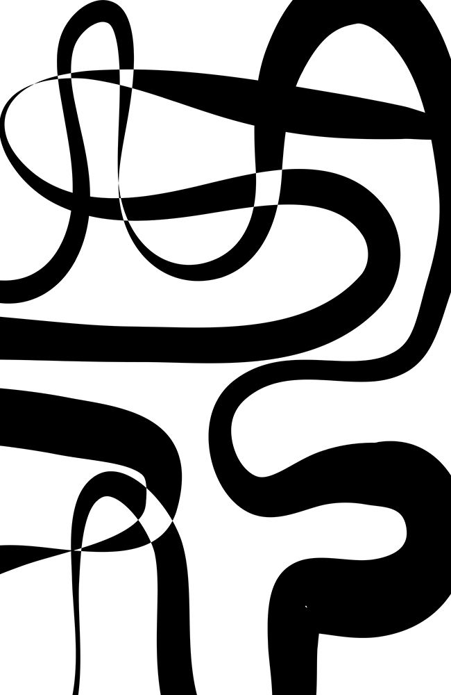 Maze White art print by Aesthete for $57.95 CAD