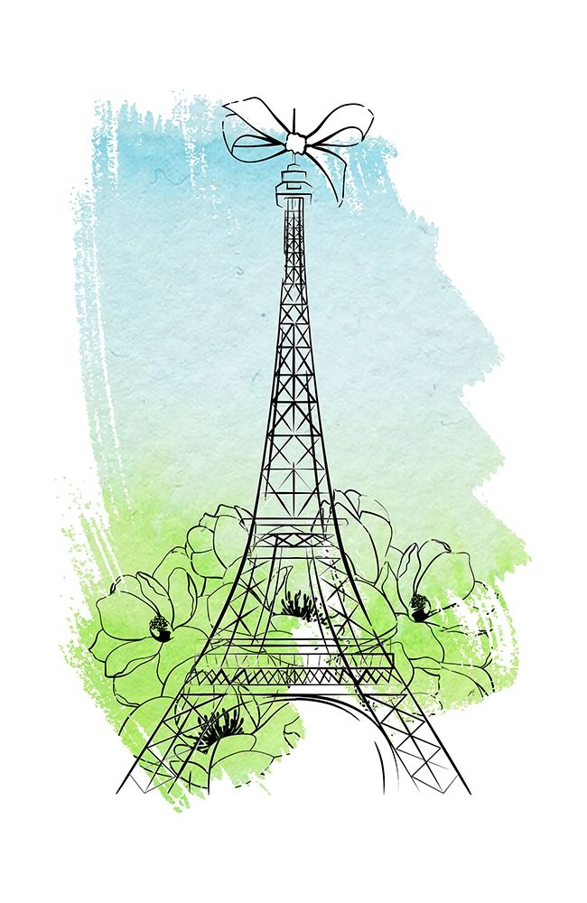 Eiffel Tower art print by Aesthete for $57.95 CAD