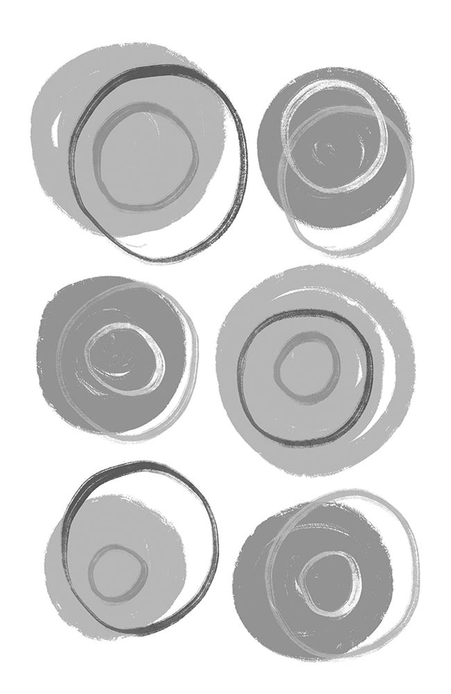 Buttons Grey art print by Aesthete for $57.95 CAD