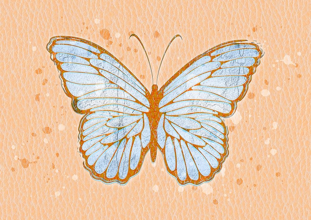 Butterlfy Orange art print by Aesthete for $57.95 CAD
