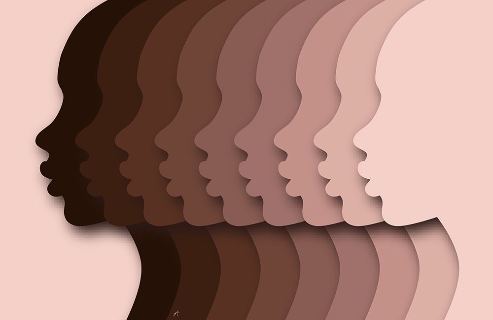 Heads1 art print by Aesthete for $57.95 CAD