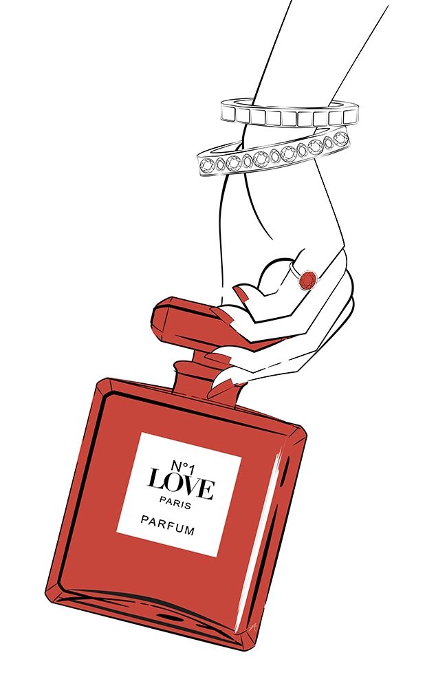 Holding Perfume art print by Aesthete for $57.95 CAD