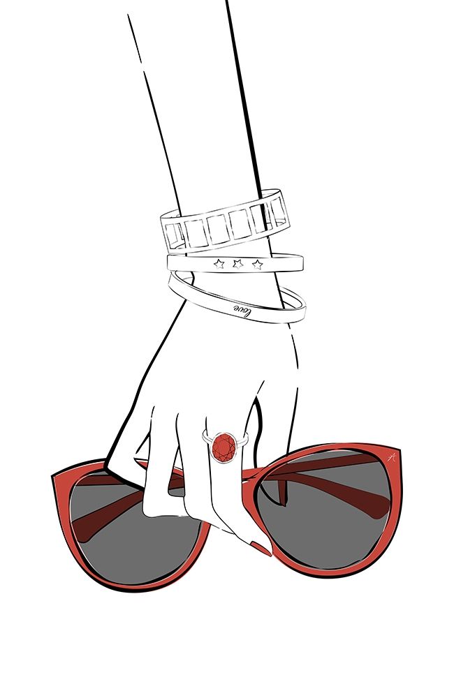 Holding Sunglasses art print by Aesthete for $57.95 CAD