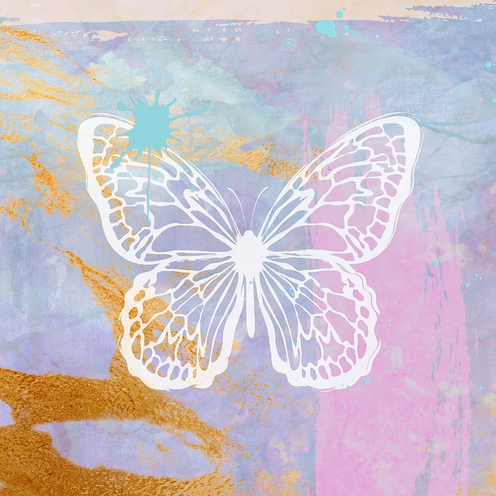 Purple Butterfly art print by Aesthete for $57.95 CAD