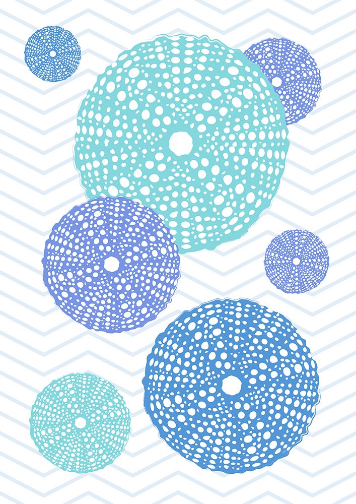 Blue Urchins art print by Aesthete for $57.95 CAD