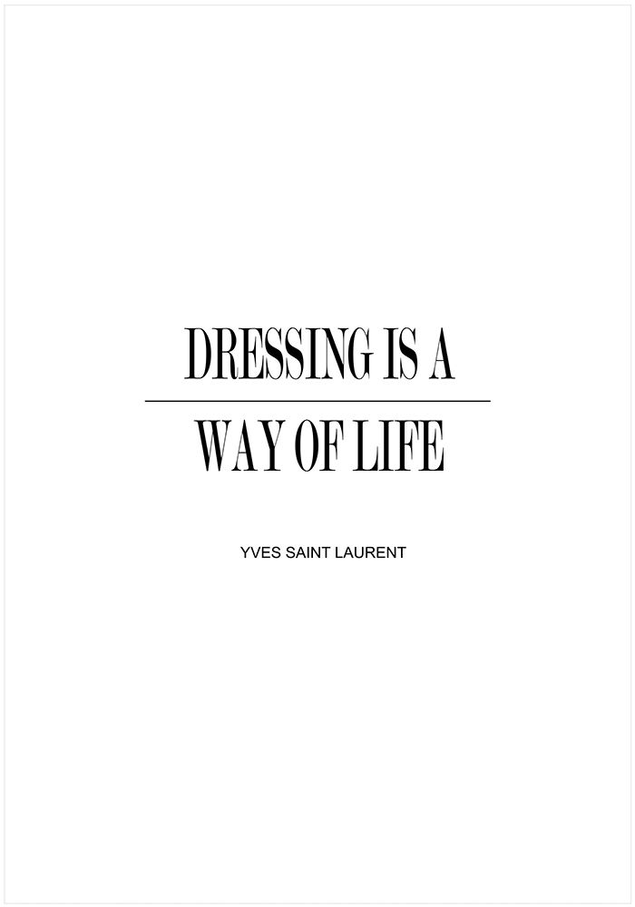 Dressing YSL art print by Suki Mi for $57.95 CAD