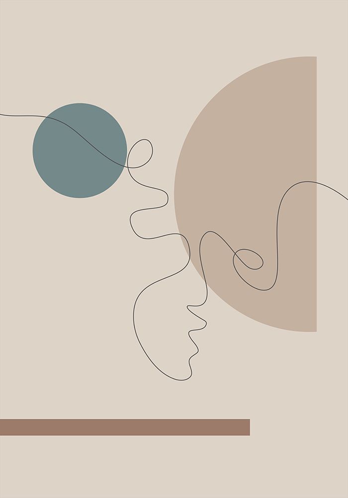 Shapes and Faces No.2 art print by Tiffany Ratcliffe for $57.95 CAD