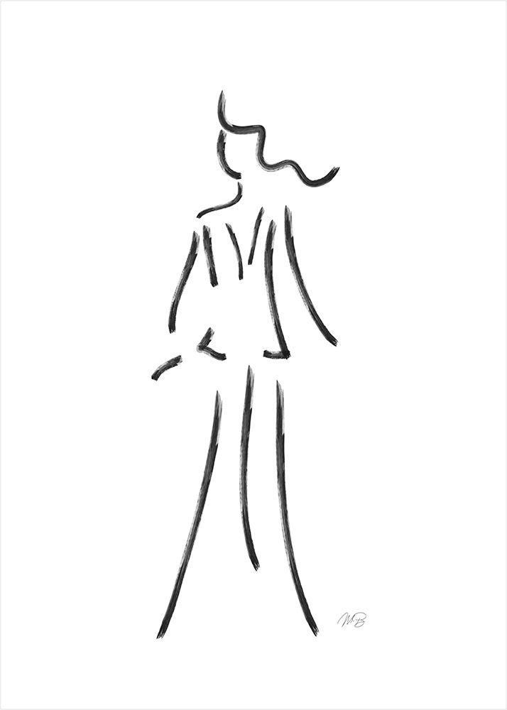 Simple Sketch - Yves art print by Tiffany Ratcliffe for $57.95 CAD