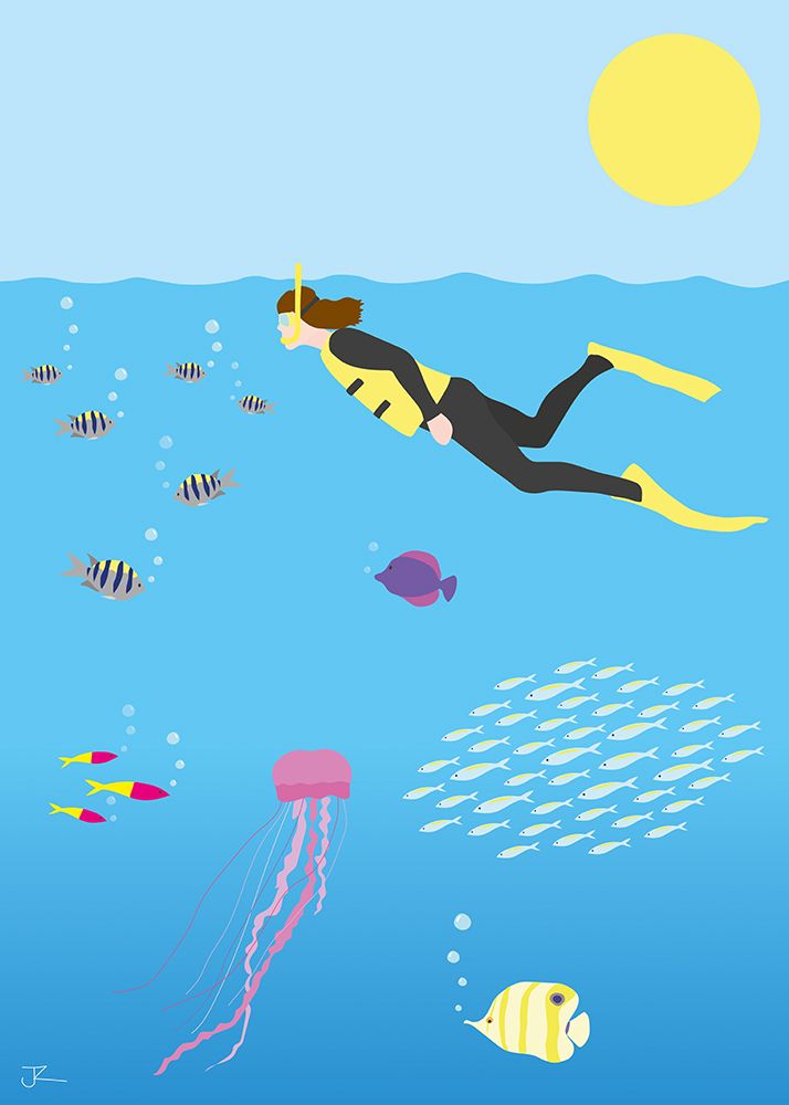 Underwater No.3 art print by Jasmine Hollie for $57.95 CAD