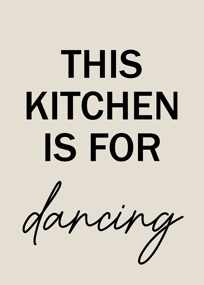 This Kitchen is for Dancing art print by Suki Mi for $57.95 CAD