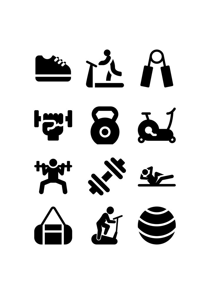 Gym Activities art print by Suki Mi for $57.95 CAD