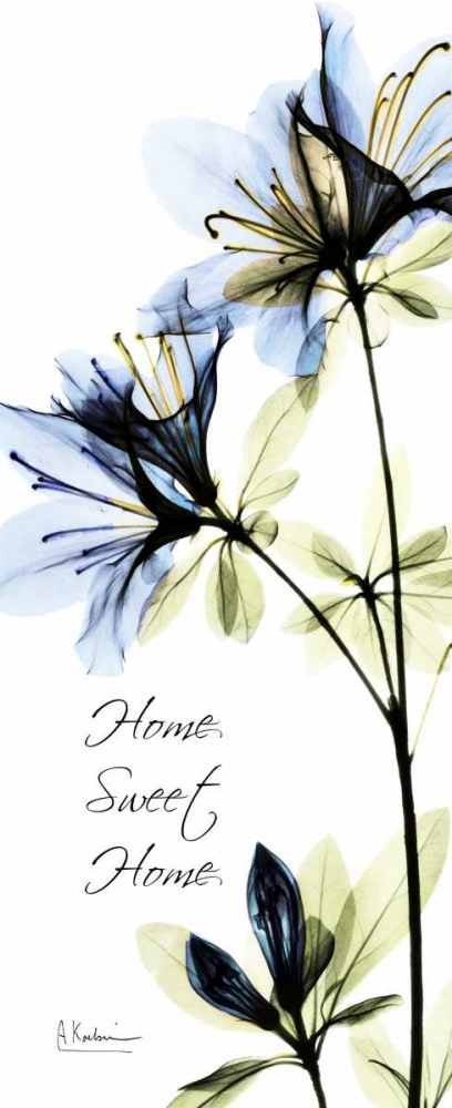 Blue Azalea - Home art print by Albert Koetsier for $57.95 CAD