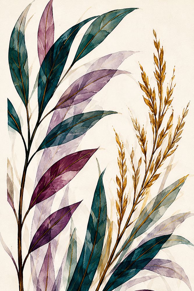 Jewel Tone Botanicals 2 art print by Albert Koetsier for $57.95 CAD