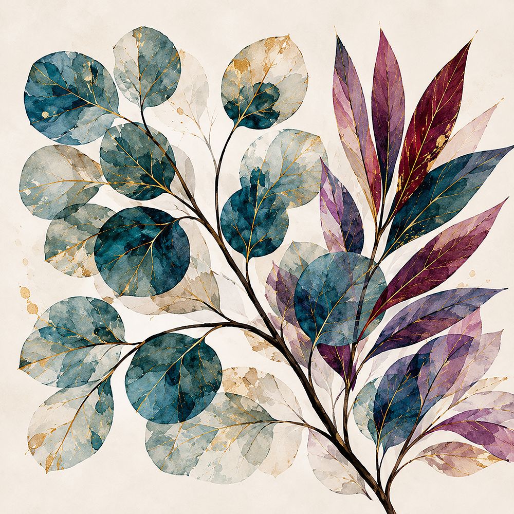 Jewel Tone Garden 1 art print by Albert Koetsier for $57.95 CAD