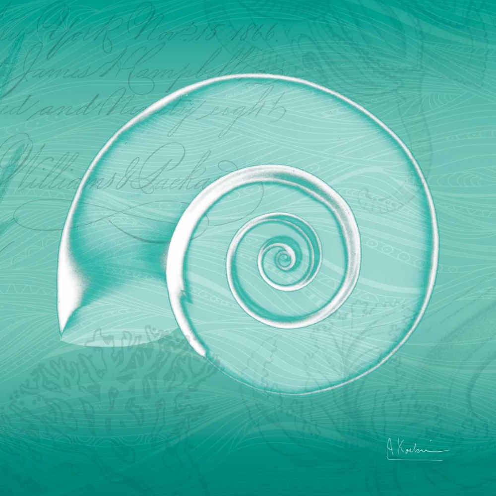 Aqua Ramshorn art print by Albert Koetsier for $57.95 CAD