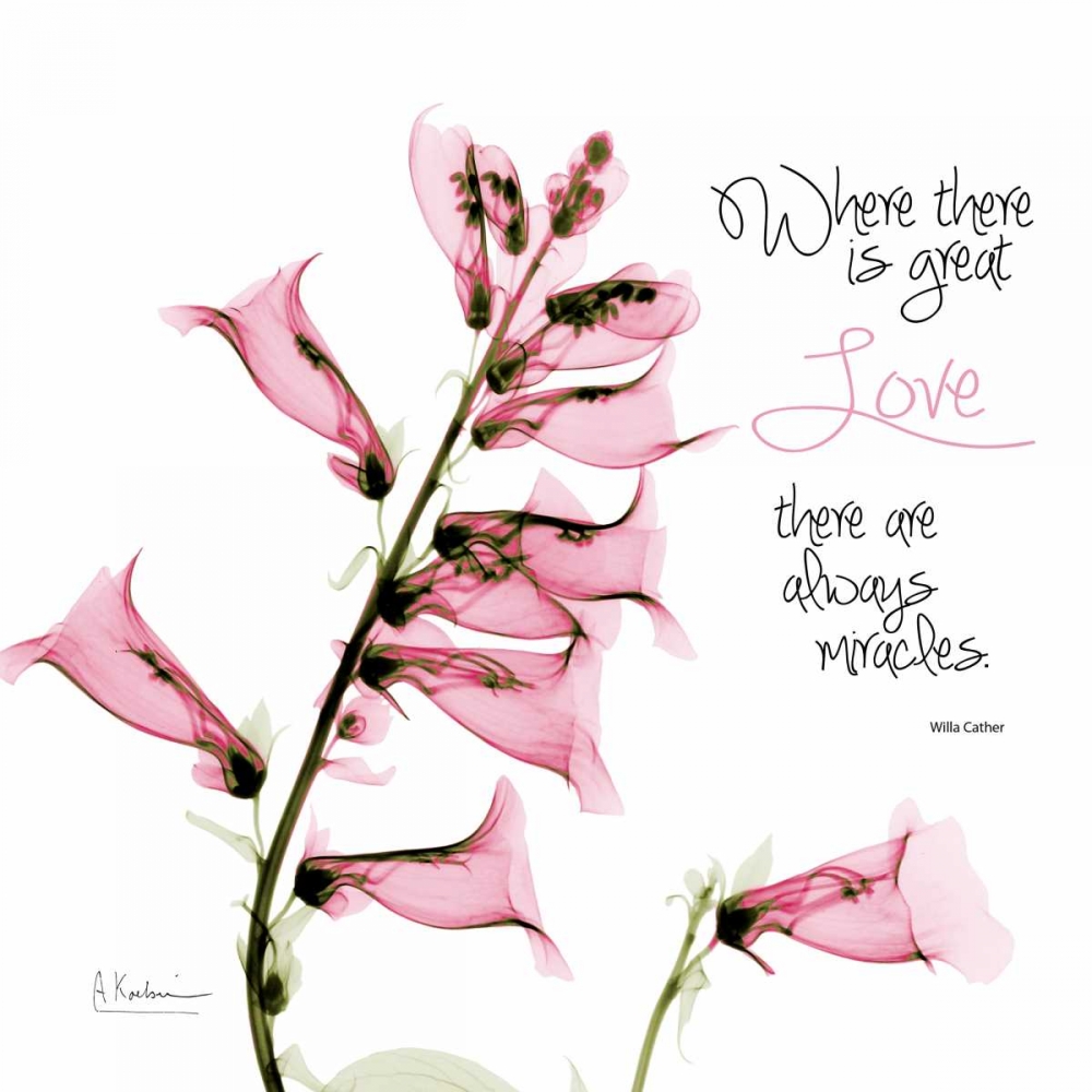 Great Love foxglove art print by Albert Koetsier for $57.95 CAD