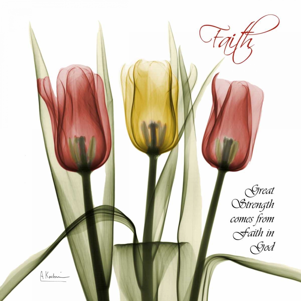 Faith Tulips art print by Albert Koetsier for $57.95 CAD