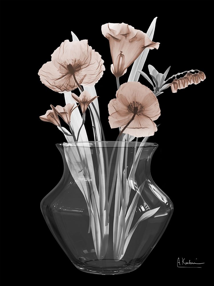 Enlightened Mocha Bouquet 1 V2 art print by Albert Koetsier for $57.95 CAD