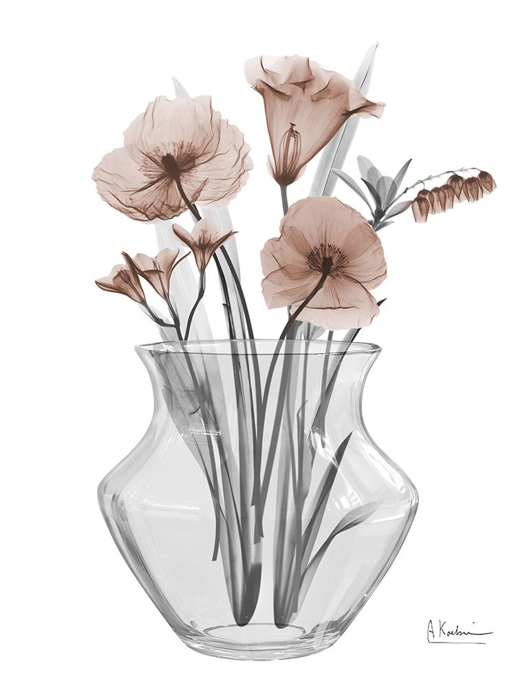 Enlightened Mocha Bouquet 1 art print by Albert Koetsier for $57.95 CAD