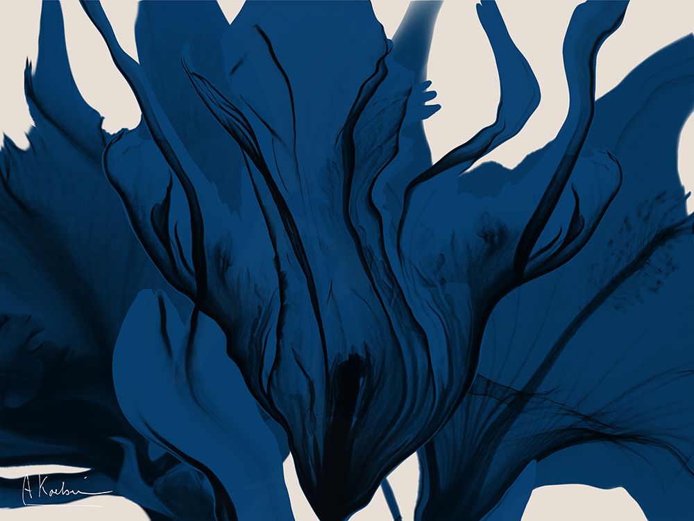 Blue Expression 2 art print by Albert Koetsier for $57.95 CAD