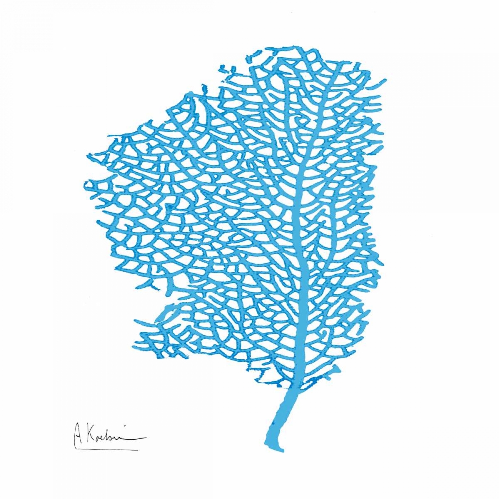 Cobalt Sea Fan 2 art print by Albert Koetsier for $57.95 CAD