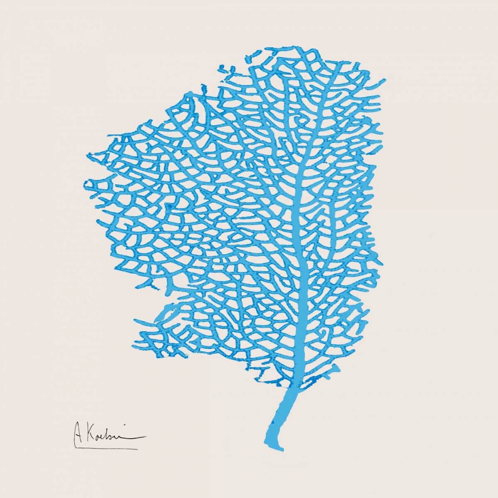 Cobalt Sea Fan art print by Albert Koetsier for $57.95 CAD