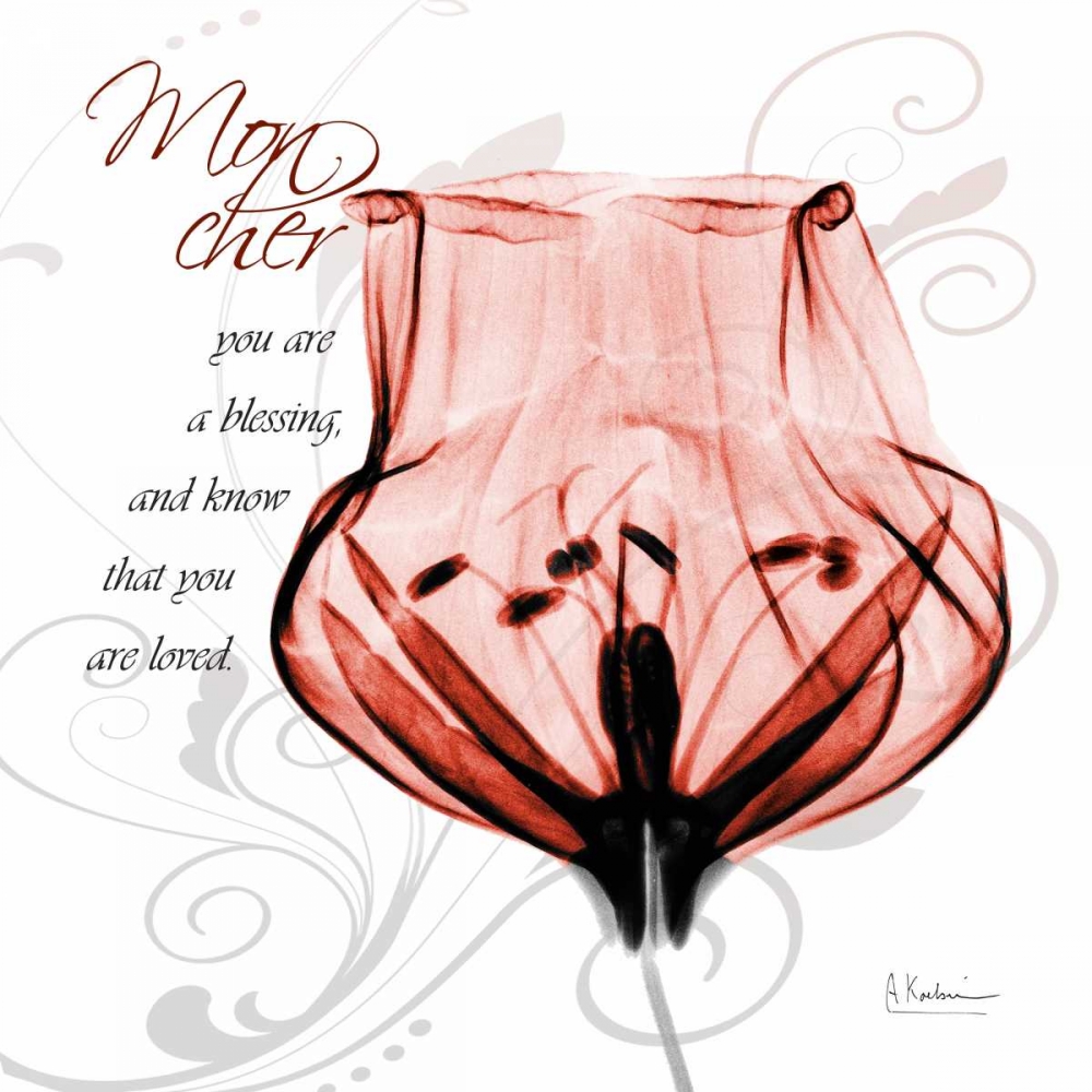 Dancing Tulip in Red - Mon Cher art print by Albert Koetsier for $57.95 CAD